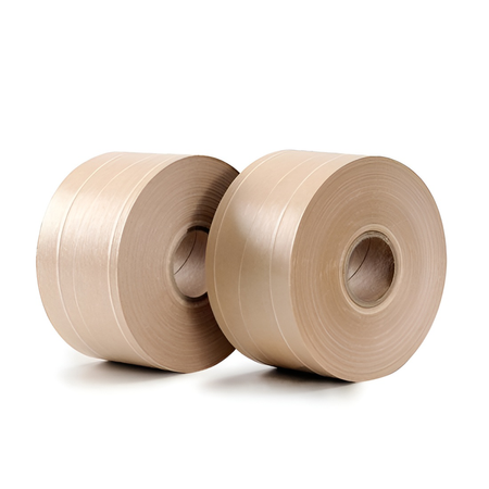 Eko taśma zbrojona z pulpy drzewnej aktywowana wodą 70 mm / 182 m Bublaki BT-W702R (10 szt.)
