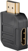 Adapter gniazdo - wtyk HDMI 2.1 8K POZIOMY 90st.