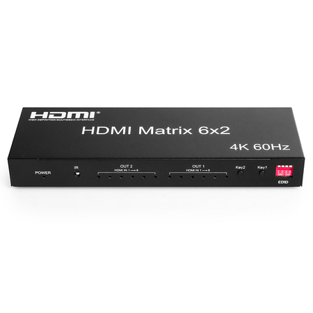 HDMI Matrix 6/2 Spacetronik SPH-M620 4K 60Hz - zdjęcie 2
