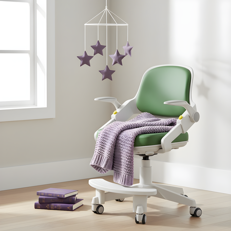 Fotel obrotowy dziecięcy Spacetronik SPC-XD10J Zielone - zdjęcie 2