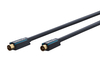 CLICKTRONIC Przyłącze kabel antenowy TV IEC gn.TV/wt.TV ekranowane 7,5m