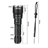 Taktische Taschenlampe 3-Farben 15W 1500lm VAYOX VA0099