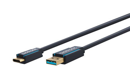 CLICKTRONIC USB 3.0 - USB-C 2m Kabel
