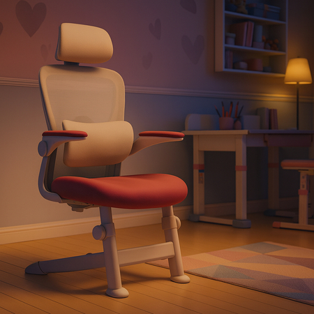 Krzesło regulowane dziecięce Spacetronik SPC-XD-14V Fioletowe - zdjęcie 2