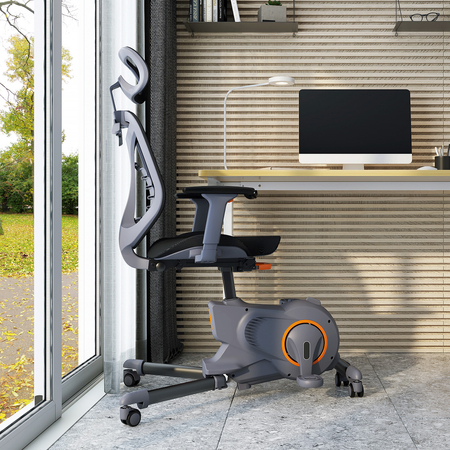 Ergonomiczny fotel z rowerem treningowym Spacetronik Seatbike