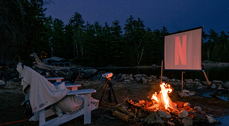 Tragbare Außenprojektionswand 120'' 16:9