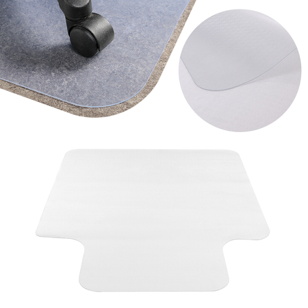 Mata ochronna pod krzesło obrotowe na podłogę gładka ergonomiczna 120x90cm gr. 2mm Spacetronik