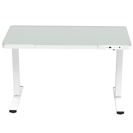 Biurko Elektryczne Spacetronik Astrid SPEB128WG_120_60 z Szufladą i USB