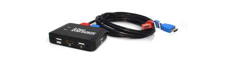 Przełącznik Switch KVM USB + HDMI 2/1 Spacetronik SPH-KVM21