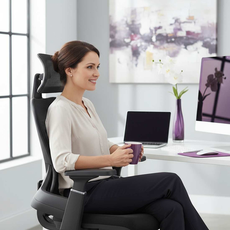 Fotel Ergonomiczny Spacetronik Axon  Szary