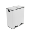 Funky Trash Can White Black Spacetronik Podwójny