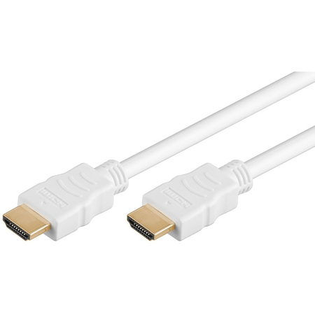 kabel HDMI Goobay Gold White - 1M