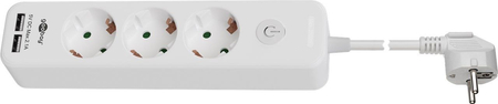 Goobay Steckdosenleiste 3xAC 230V + 2xUSB 5V/21A - zdjęcie 2