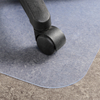 Mata ochronna do krzesła na podłogę panele płytki gładka ergonomiczna 140x100cm gr. 2mm Spacetronik