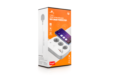 Inteligentna listwa zasilająca Spacetronik SL-PS27 z 3 AC 4 USB