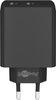 Ladegerät 2x USB-C 36W PD Goobay BLACK