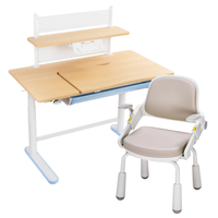 Zestaw dla dziecka regulowane biurko 112×60 z półką + ergonomiczne krzesło Spacetronik XD