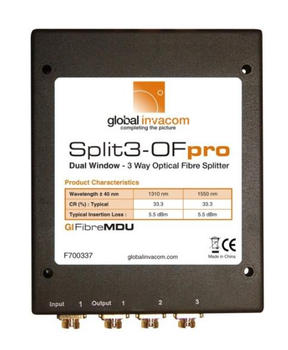 Splitter optyczny Global Invacom 1x3 Split3-OFpro