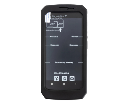 Silikonhülle für PDA-Scanner Bublaki V520 - zdjęcie 2