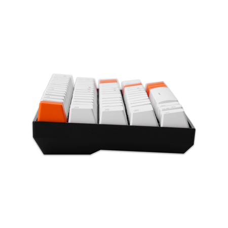 Klawiatura mechaniczna Delux KM36 RGB biało-pomar.