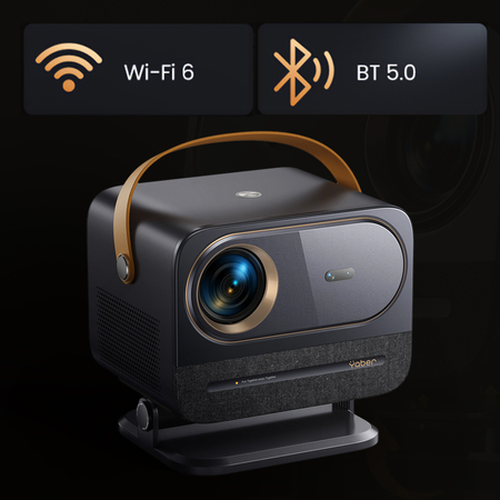 WiFi6 LCD-Projektor 1080p 700Ansi BT5 Yaber U12