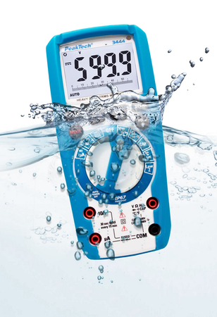 PeakTech 3444 TruRMS IP67 LCD-Digitalmultimeter