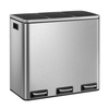 Funky Trash Can Silver Black Spacetronik Potrójny