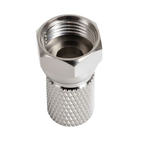 F-Stecker zum Aufschrauben Große Mutter 7,0mm/20mm TV-FT04 100St