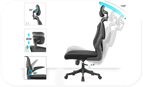 ergonomiczne krzesło do pracy przy komputerze