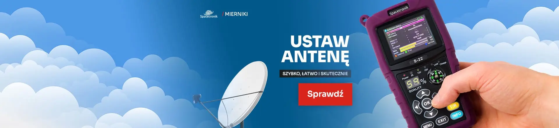 Ustaw łatwo antenę