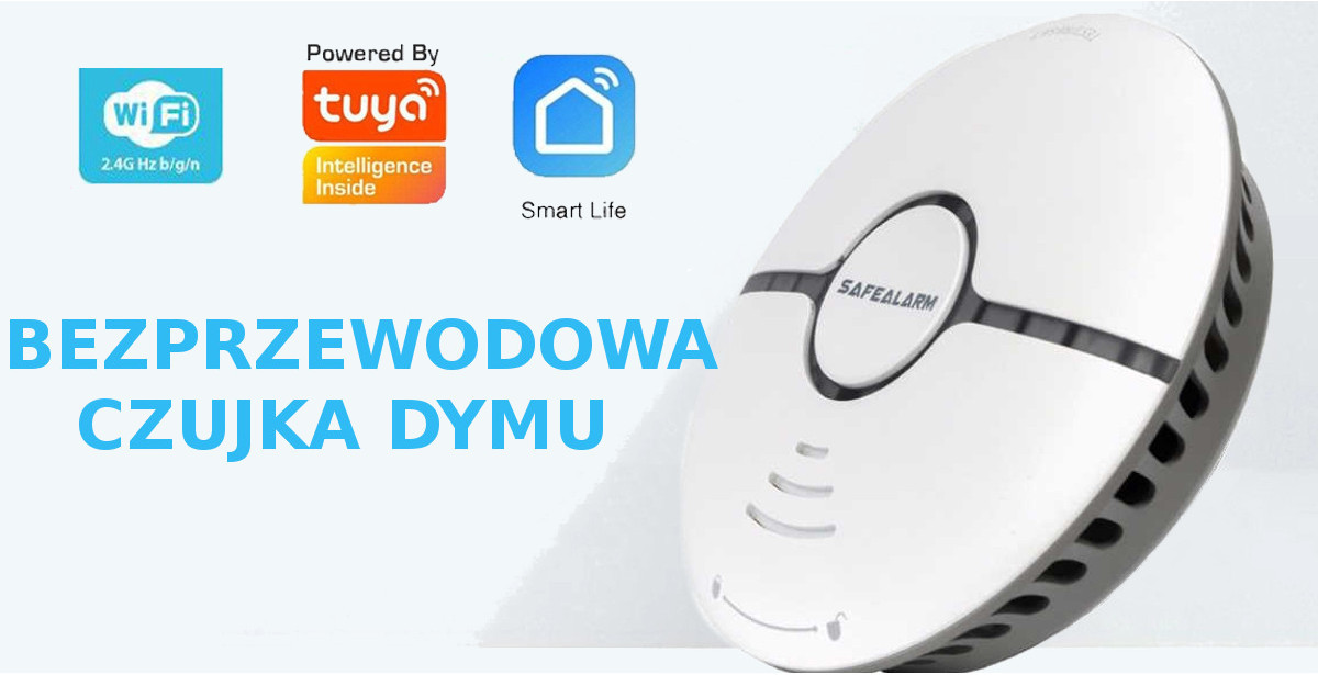 czujnik dymu, gazu, zalania aplikacja smartlife