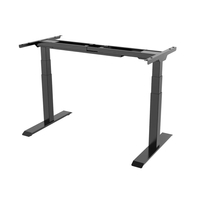 Elektryczny stelaż z regulacją wysokości, czarny Spacetronik SPE-223B AC