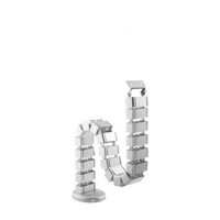 Kręgosłup kablowy prowadnica pionowa organizer Spacetronik SPK-188S srebrny 82cm