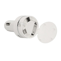 Ładowarka samochodowa USB 3w1 z zwijanym kablem ORNO OR-AE-1390