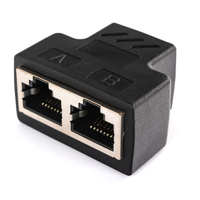 Rozdzielacz RJ45 1 na 2 Spacetronik SP-LC21 2 szt.