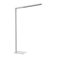 Lampa wolnostojąca podłogowa GLOW D22 Pro Srebrna