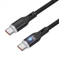 Kabel LED silikonowy USB-C do USB-C 2m