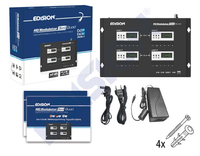 Modulator czterokanałowy 4x HDMI do 2x DVB-T/C/ISDB-T (2x MUX) EDISION 3w1 QUAD