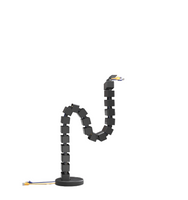 Kręgosłup kablowy prowadnica pionowa organizer Spacetronik SPK-188B czarny 82cm