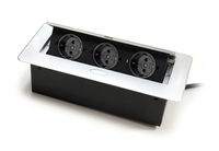 Gniazda blatowe otwierane chowane w blat Spacetronik SPS-D33S V2