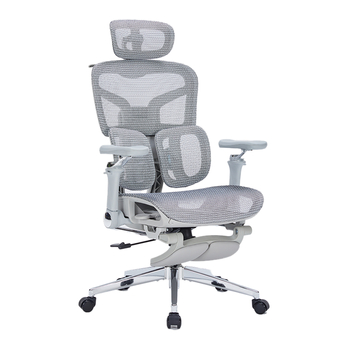 Regulowany Fotel biurowy 6D SPRINGO-02 Szary