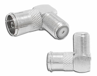 Adapter TV Gniazdo F / Gniazdo TV IEC kątowe - 20szt