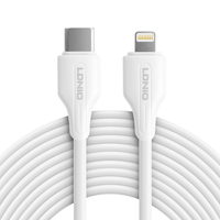 Kabel do szybkiego ładowania USB-C / Lightning 1m 30W biały LC121I