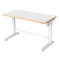 Biurko regulowane elektrycznie OUTLET dla dziecka Spacetronik XD 100x50 cm (białe) SPE-X112W