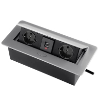 Gniazdo blatowe otwierane OUTLET Spacetronik SPS-D24S V2