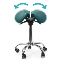 Ergonomiczny hoker regulowany siodło Spacetronik Sella (czarny) OUTLET