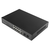 Switch zarządzalny L2 LAN 8x 1Gbps 2x porty SFP konsola przełącznik LAN Cudy GS2008S2