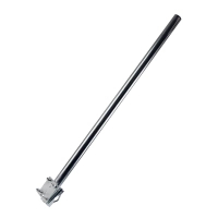 Uchwyt balkonowy do anteny prosty 100cm średnica Fi 38mm z cybantami