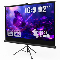 Ekran Projekcyjny ze Statywem 92" 4K Spacetronik
