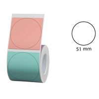 Etykiety seria B Niimbot 51x51 mm 140 szt. powder